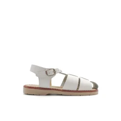 Sandalia piel 55 blanca