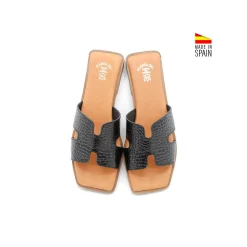 Sandalia slim H coco negro