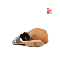 Sandalia slim H coco negro