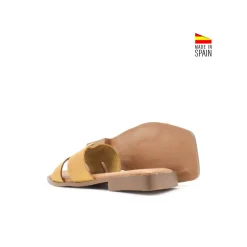 Sandalia slim H mostaza