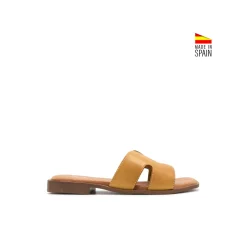 Sandalia slim H mostaza
