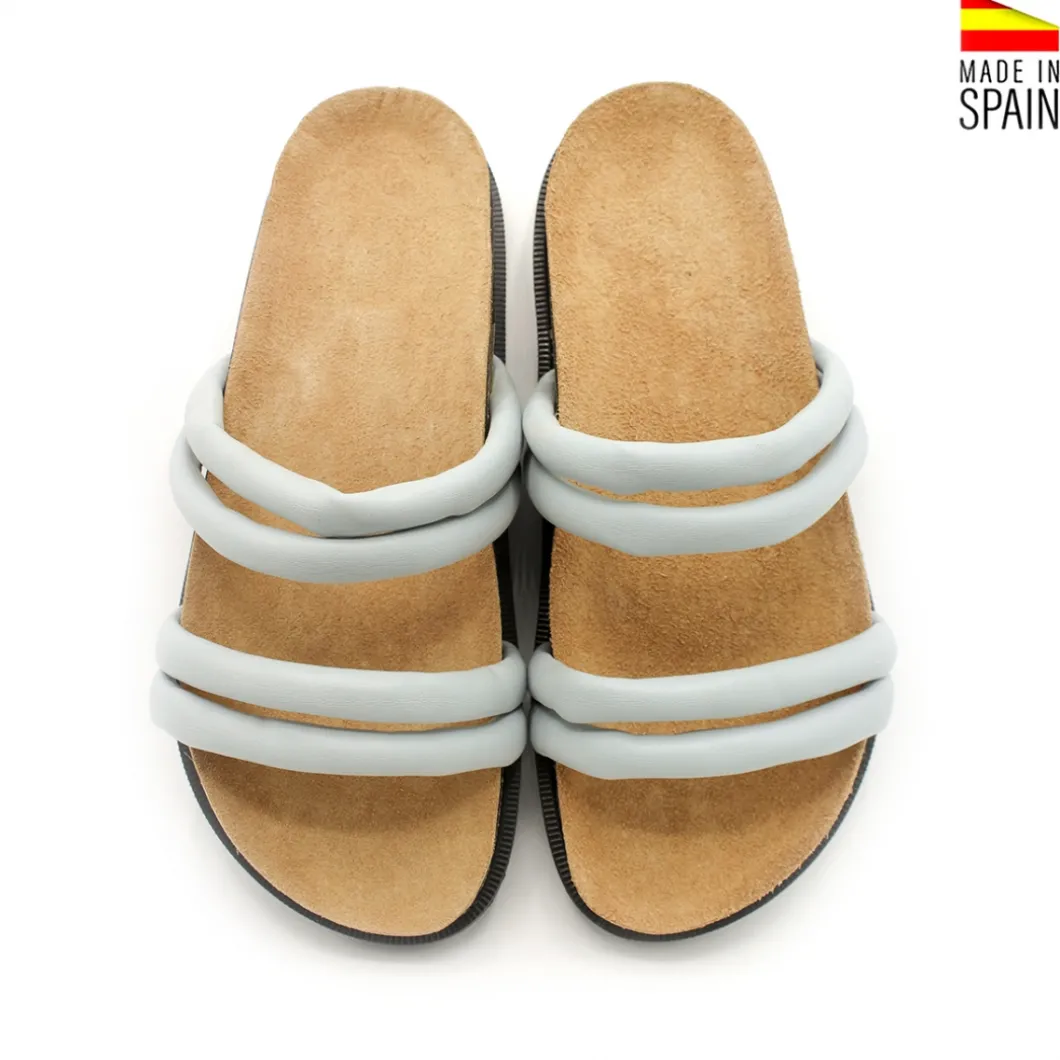 Sandalias de tiras dobles tubulares