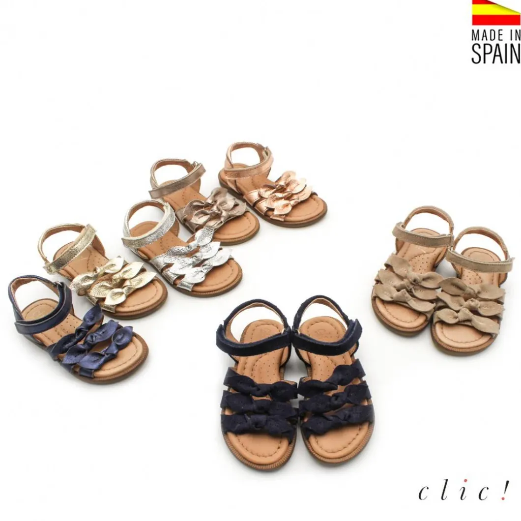SANDALIAS NIÑA 3 LAZOS