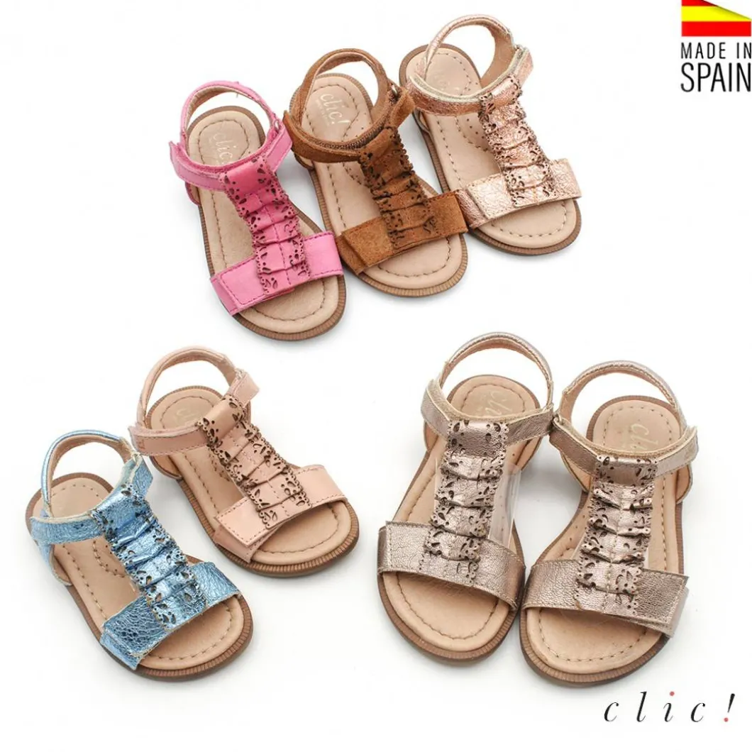 SANDALIAS NIÑA PIEL BLONDA