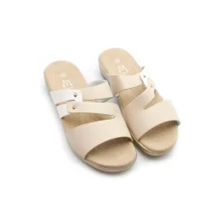 Sandalias señora tallas grandes​ beige