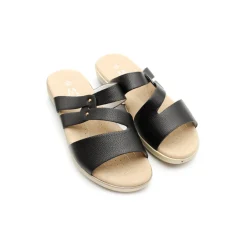 Sandalias señora tallas grandes​ negro