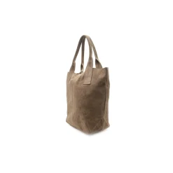 Shopper piel serraje taupe