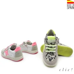 SNAKERS NIÑA NEON CLIC!