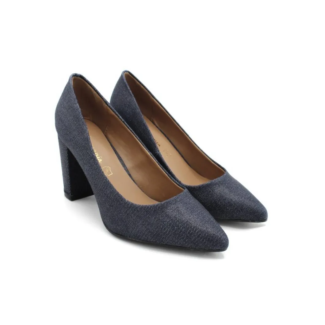 STILETTO TACÓN ANCHO VAQUERO