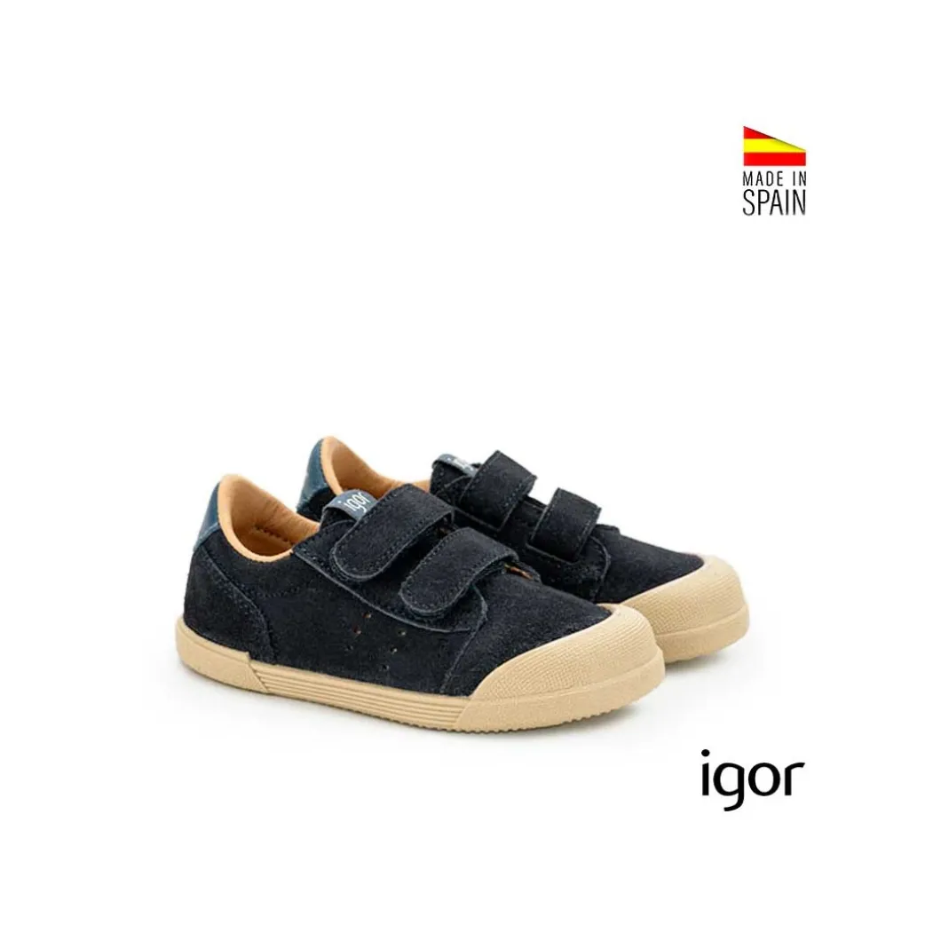 Tennis suede Igor azul marino