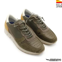 Zapatilla acolchada verde