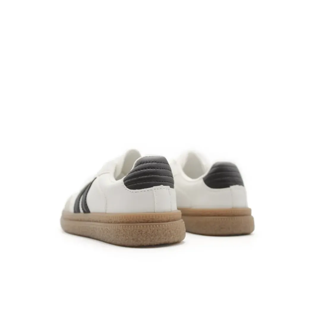 Zapatilla bamba club blanco-negro