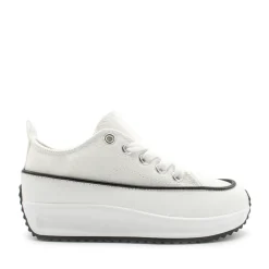 Zapatilla blanca hike plataforma