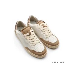 Zapatilla camel casual Corina