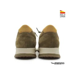 Zapatilla casual e-confort kaki