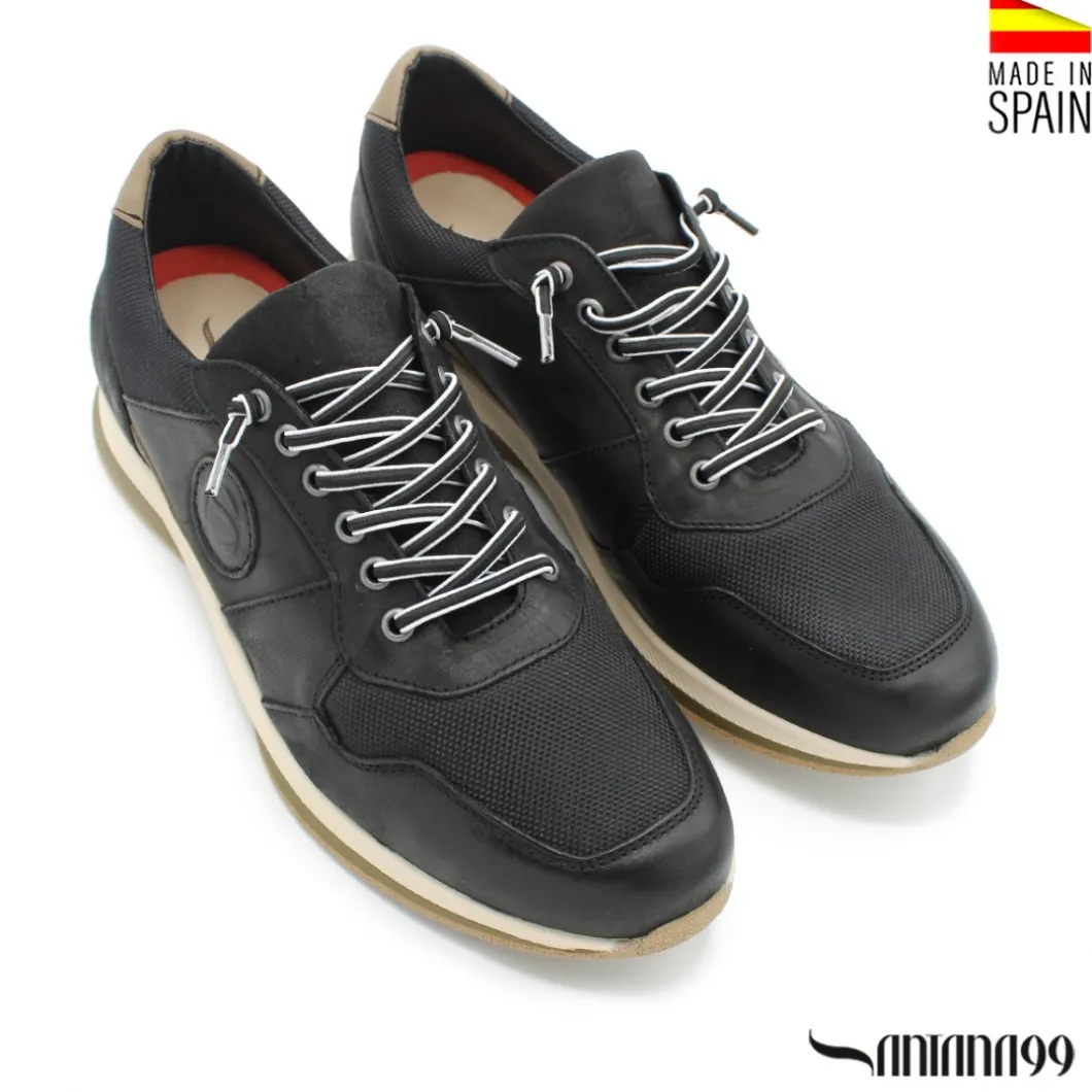 Zapatilla casual e-confort negra