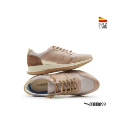 Zapatilla casual e-confort beige