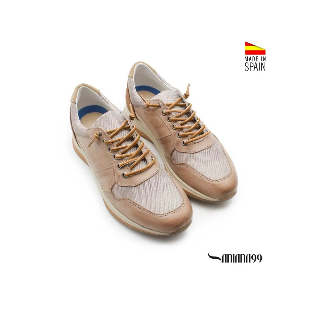 Zapatilla casual e-confort beige