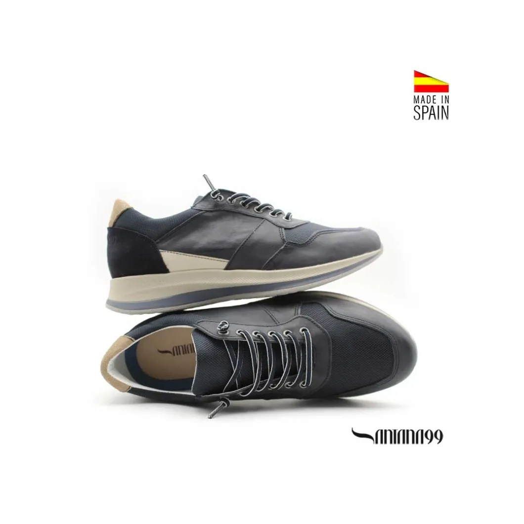 Zapatilla casual e-confort marino