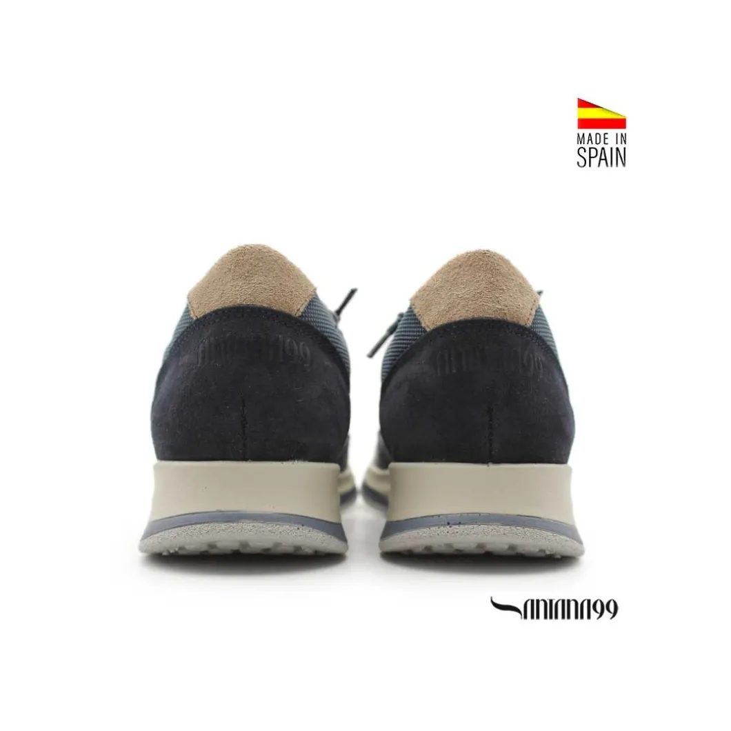 Zapatilla casual e-confort marino