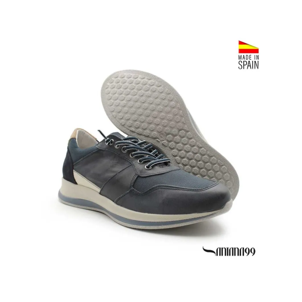 Zapatilla casual e-confort marino