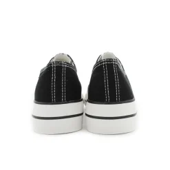 Zapatilla Cv Plataforma Negra