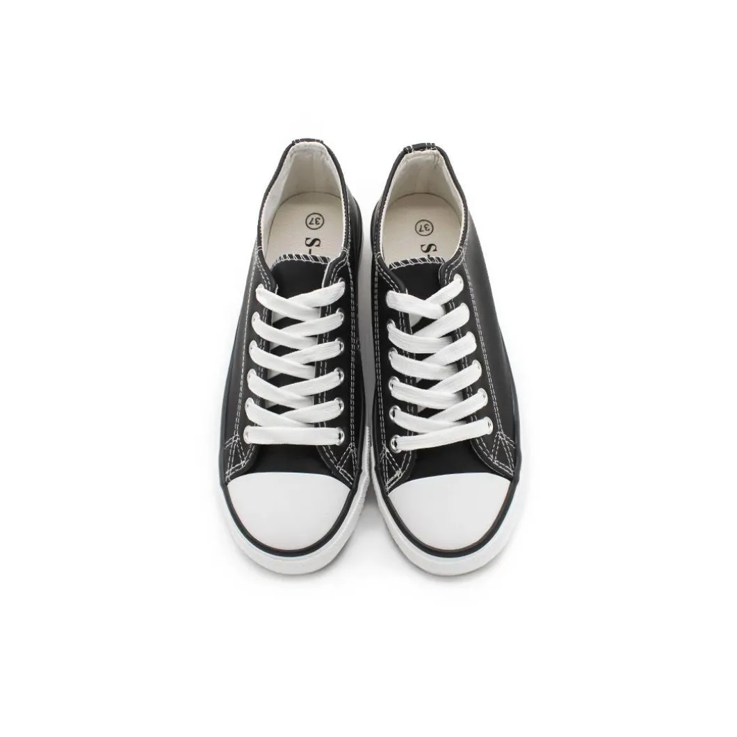 Zapatilla CV Polipiel Negra
