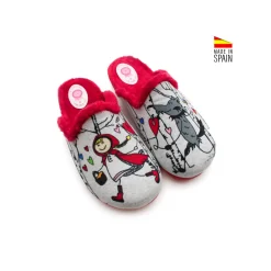 Zapatilla de casa Caperucita roja