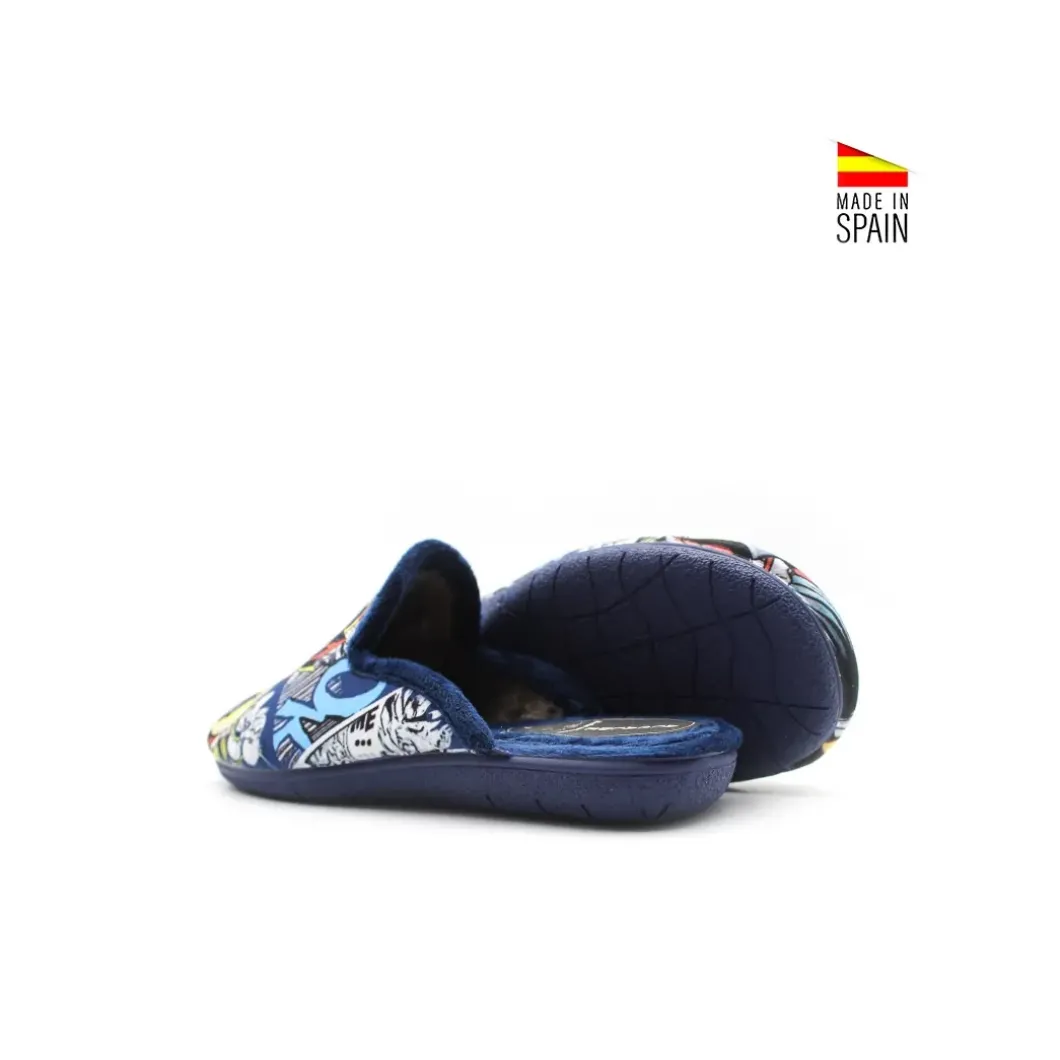 Zapatilla de casa Goku azul
