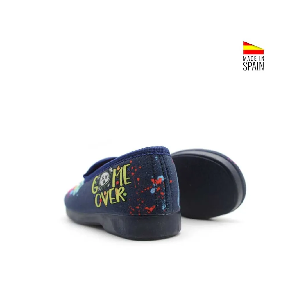 Zapatilla de casa marino cerrada gamer