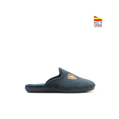 Zapatilla de casa marino con escudo