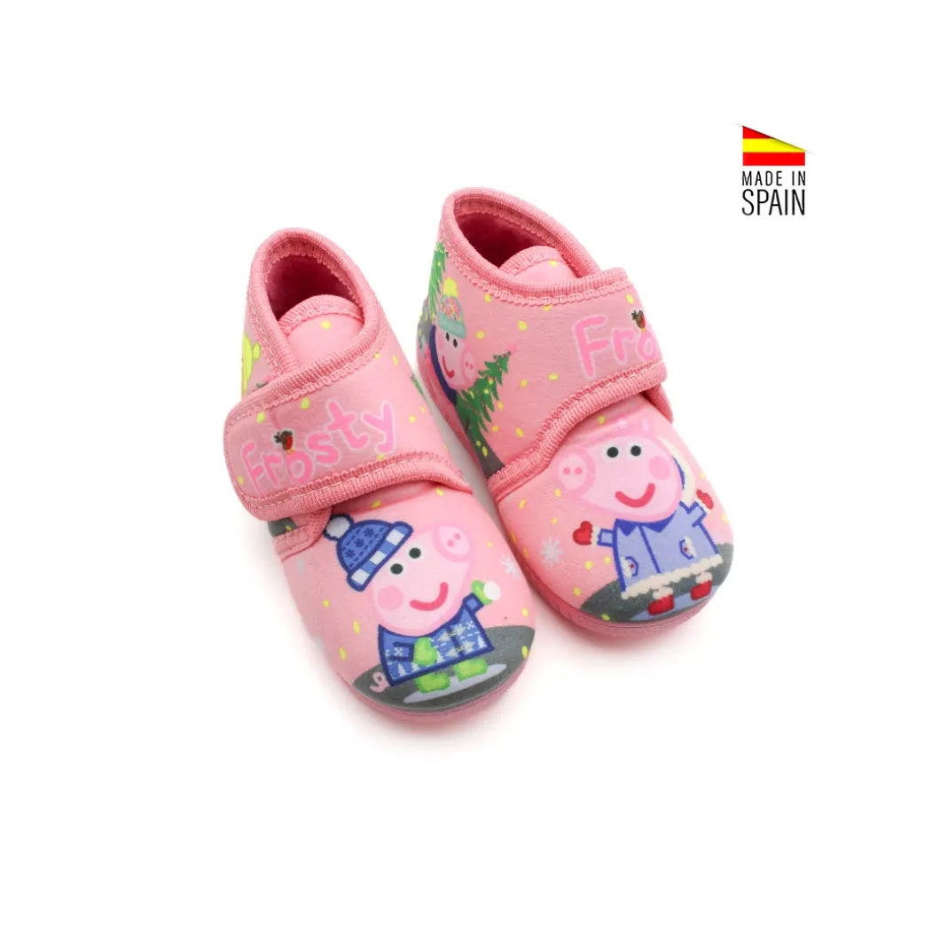 Zapatilla de casa Peppa Pig rosa