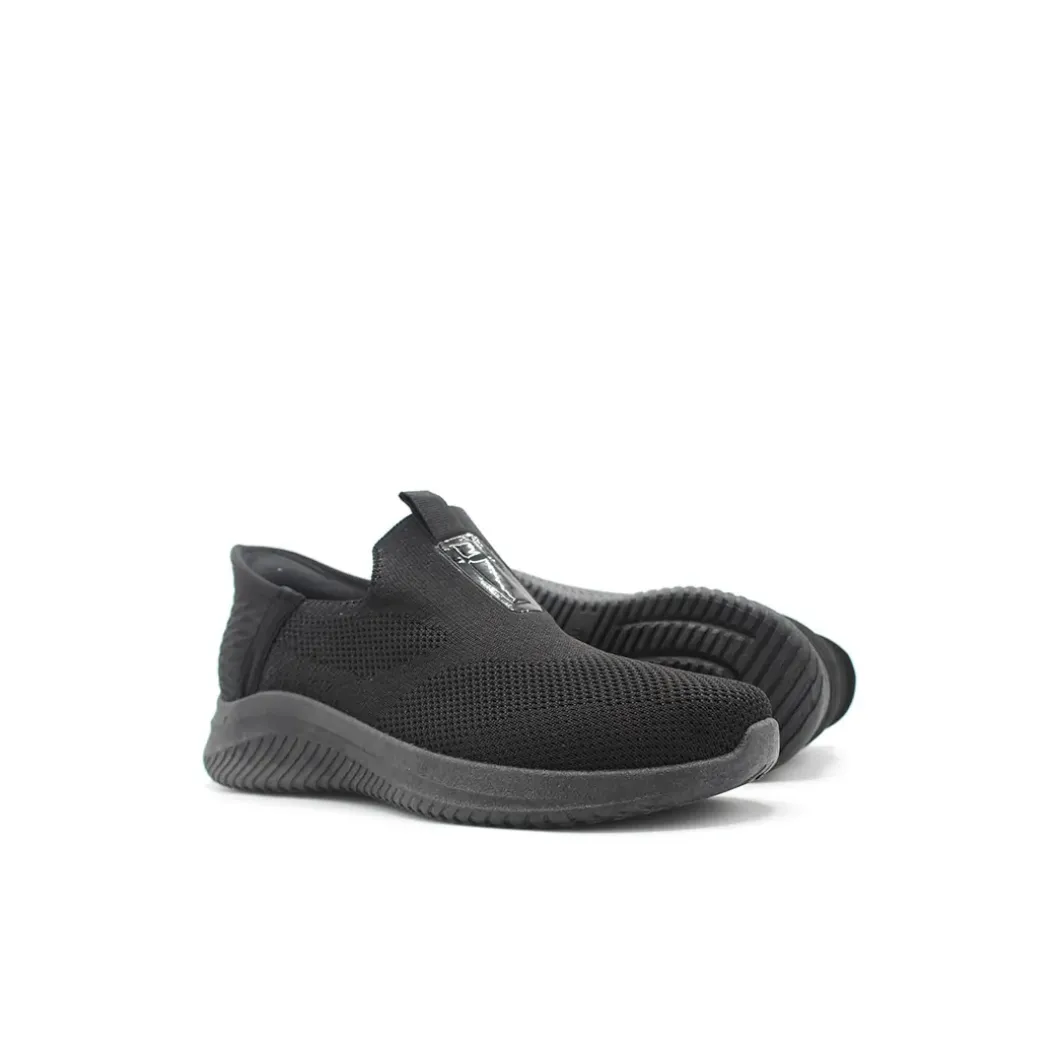 Zapatilla elástica slip on negro