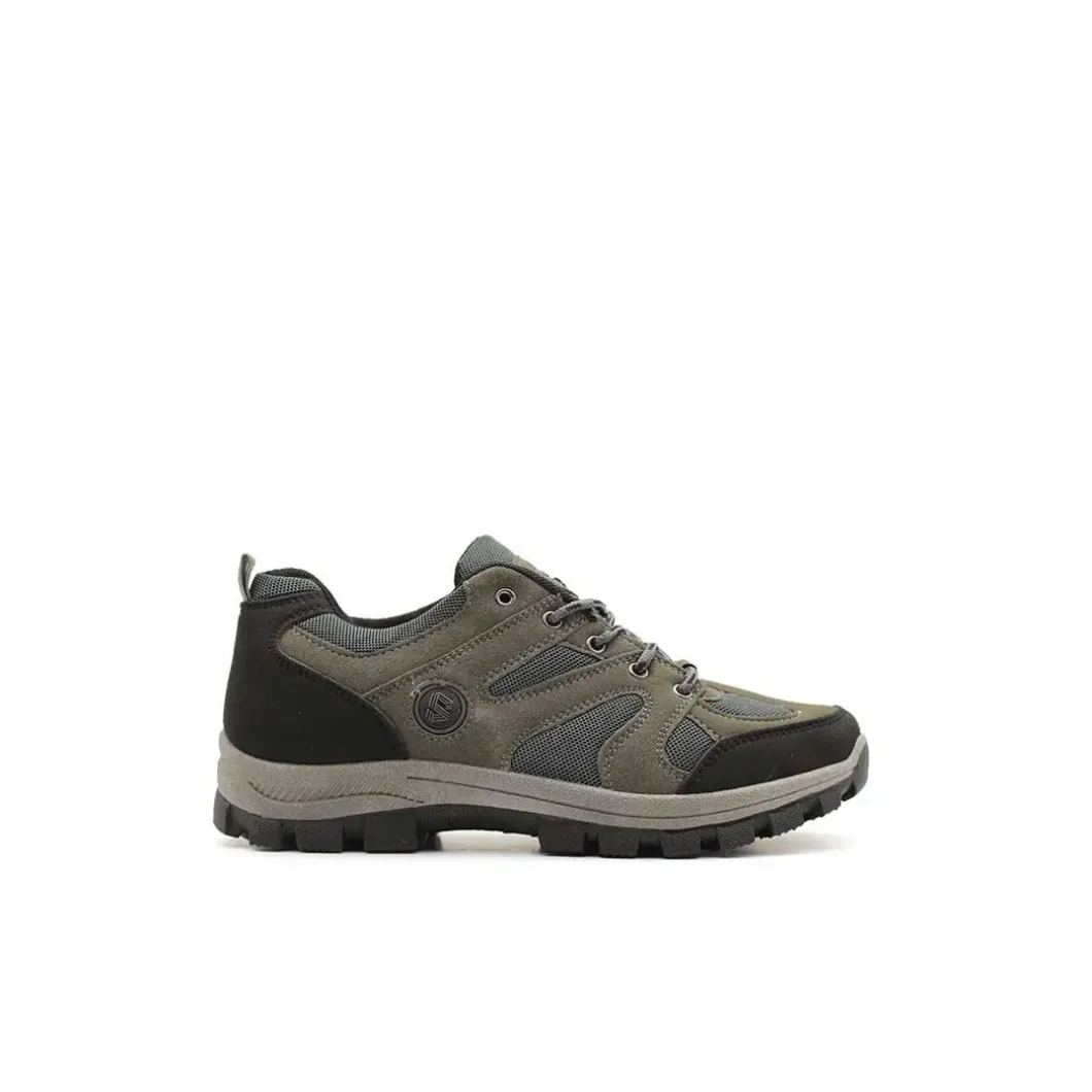 Zapatilla gris trekking trail