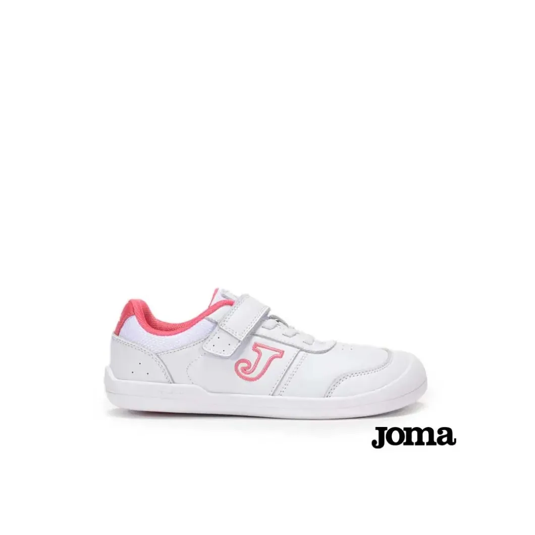 Zapatilla Joma Vela barefoot blanco-rosa