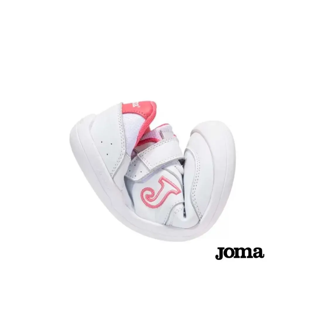 Zapatilla Joma Vela barefoot blanco-rosa