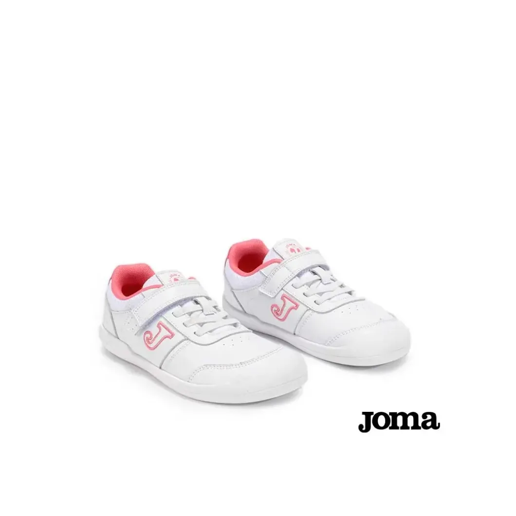 Zapatilla Joma Vela barefoot blanco-rosa