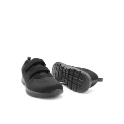 Zapatilla memory velcros negra