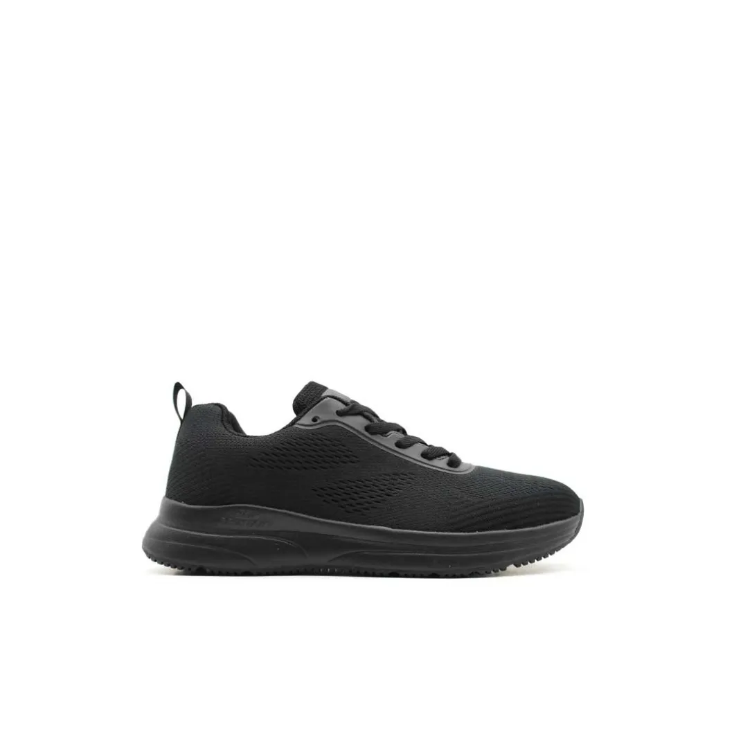 Zapatilla negra memory antideslizante