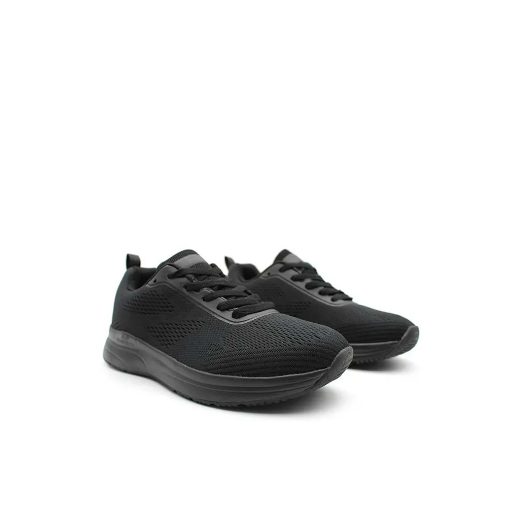 Zapatilla negra memory antideslizante