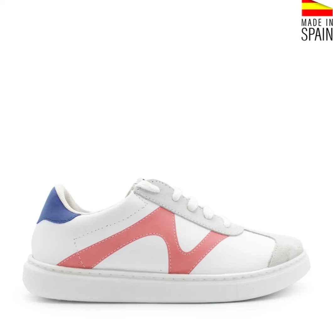 Zapatilla nomo piel rosa