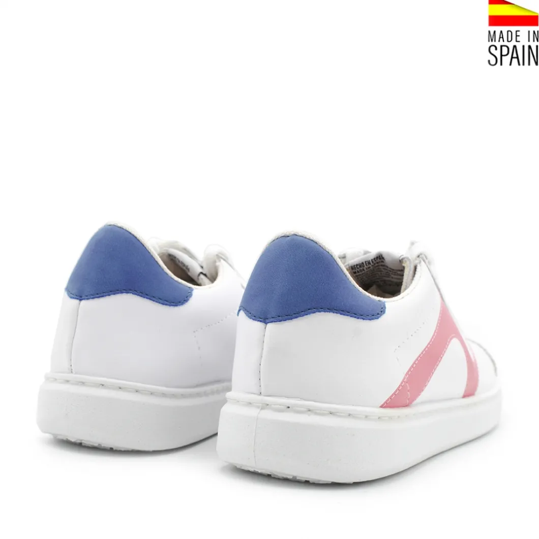 Zapatilla nomo piel rosa