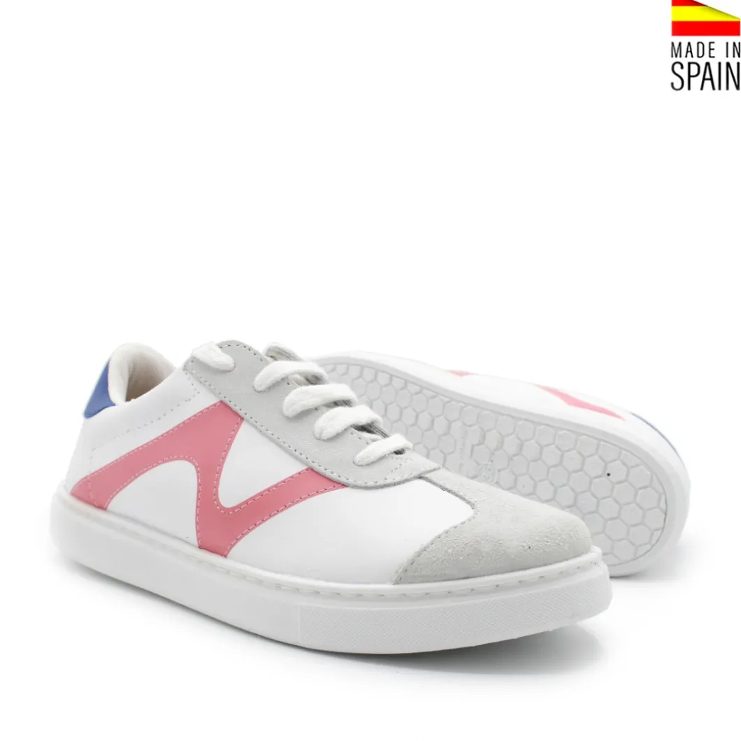 Zapatilla nomo piel rosa