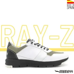 Zapatilla piel RAY-Z blanca