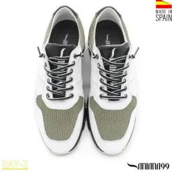 Zapatilla piel RAY-Z blanca