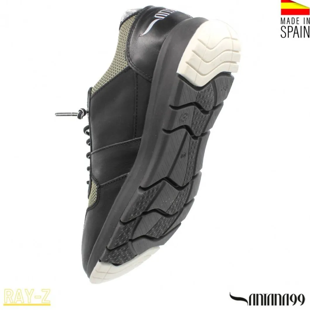Zapatilla piel RAY-Z negra