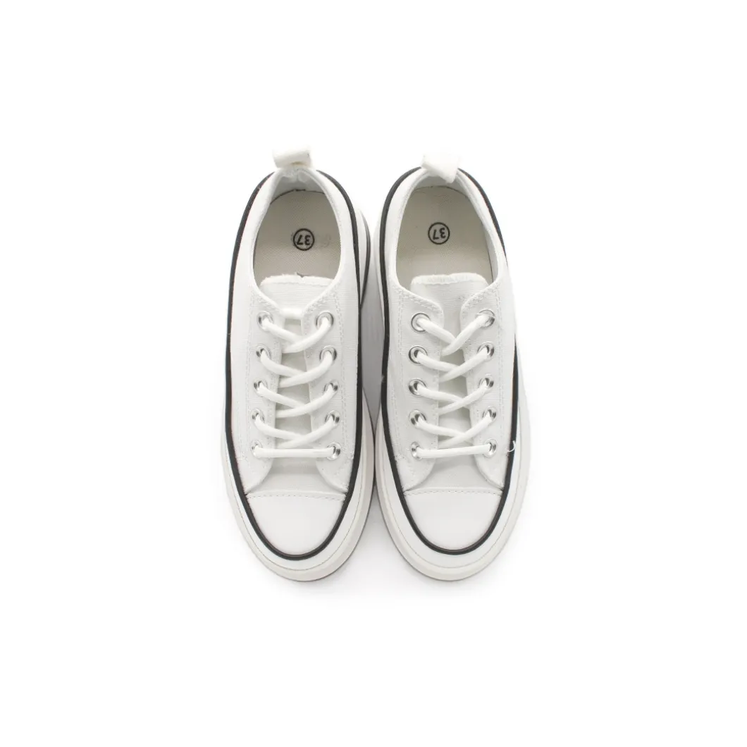 Zapatilla Plataforma Chuck Blanca