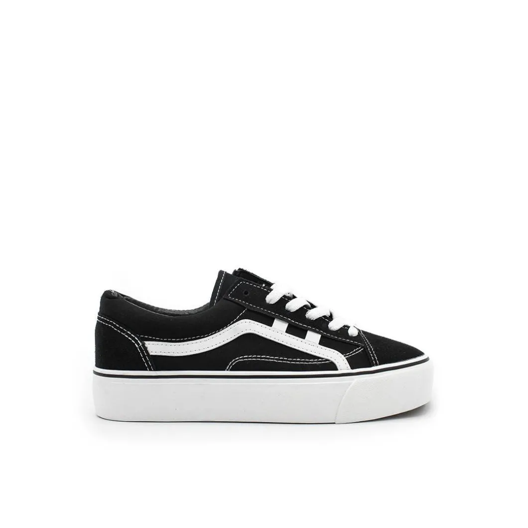 ZAPATILLA PLATAFORMA VN NEGRA