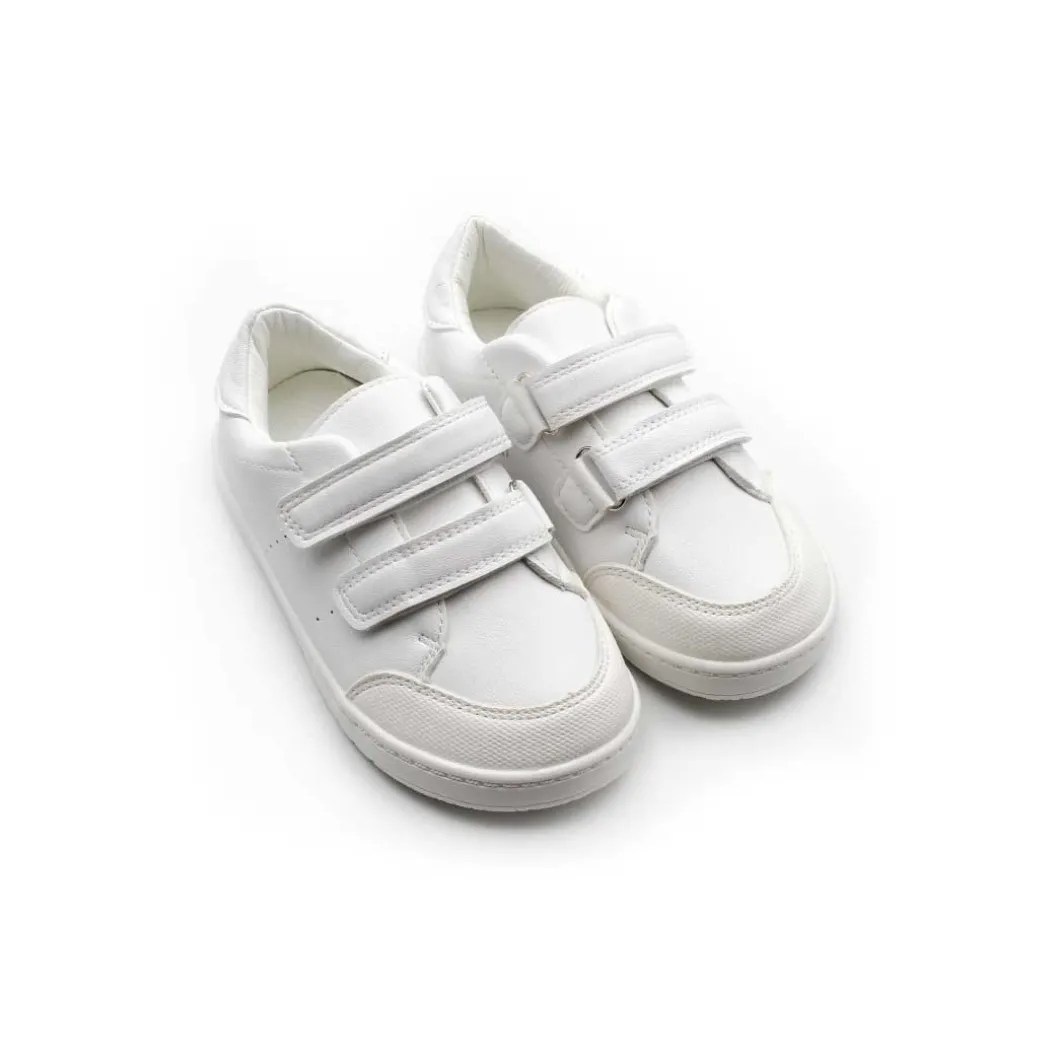 Zapatilla respetuosa colegial blanca