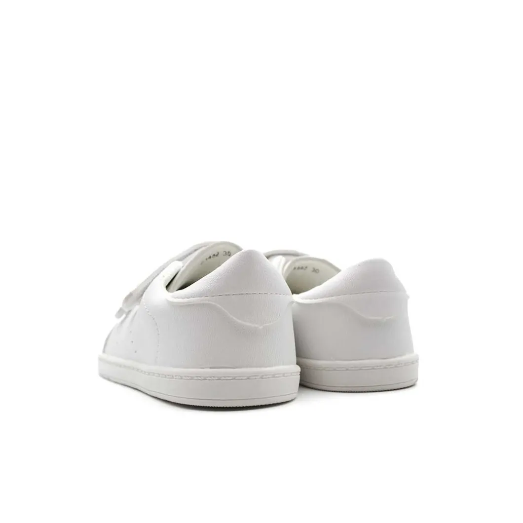 Zapatilla respetuosa colegial blanca